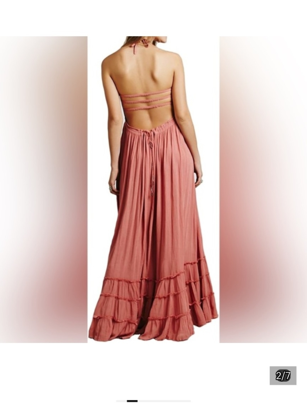 🔮AWESOME Maxi Dress in Dusty Rose - Picture 2 of 8